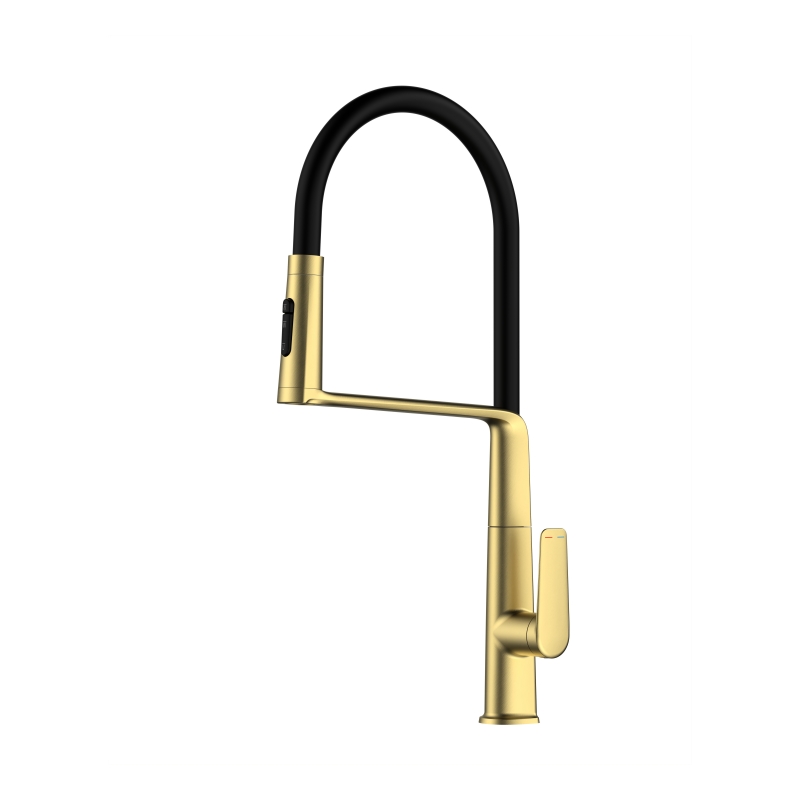 SSWW High-End Brushed Gold Faucet for Luxury Bath Renovations