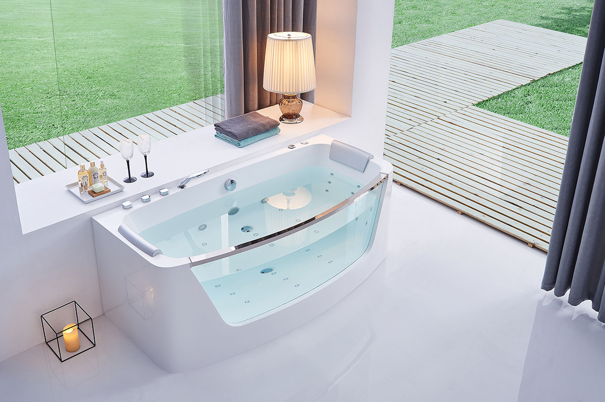 SSWW A4101 MASSAGE BATHTUB 1 PERSON 1750x850mm-2