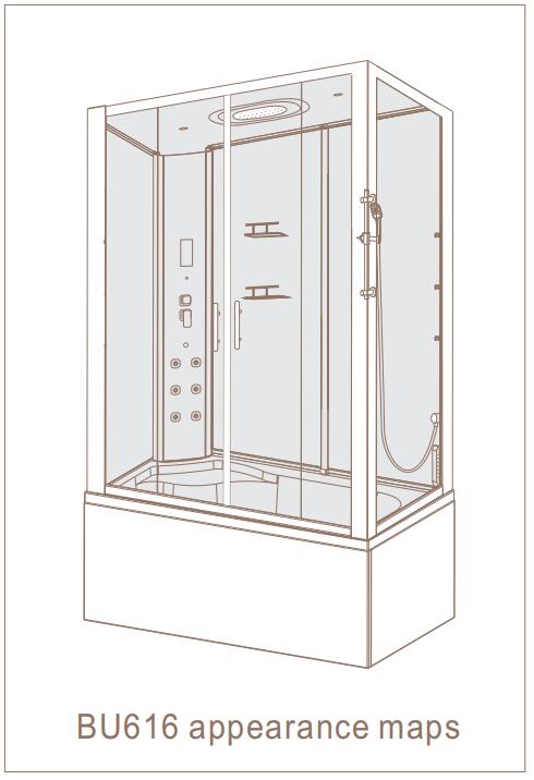 STEAM CABIN MODEL BU616