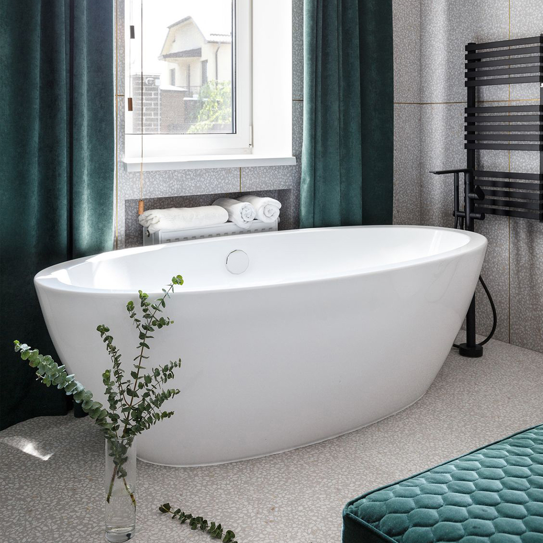SSWW FREE STANDING BATHTUB WA1034 FOR 1 PERSON