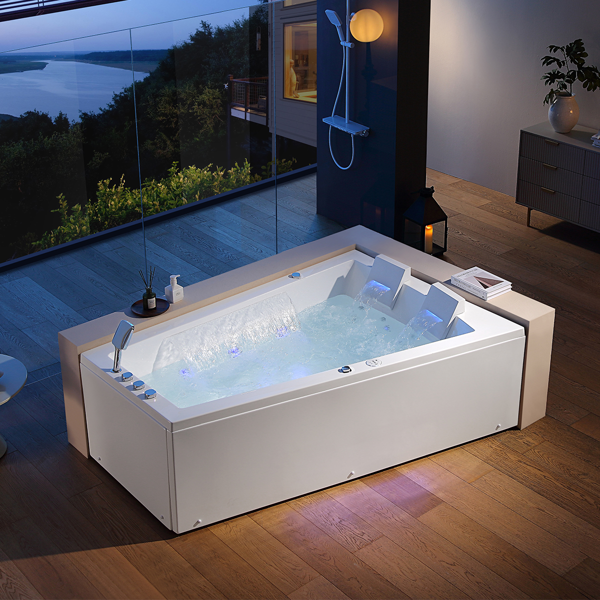 SSWW massage bathtub WA1048 for 2 persons