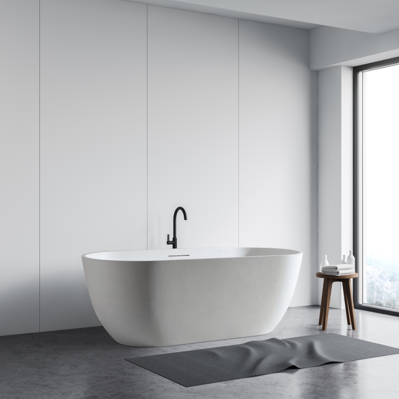 SSWW ROCK-TEXTURE BATHTUB WB1712 FOR 1 PERSON
